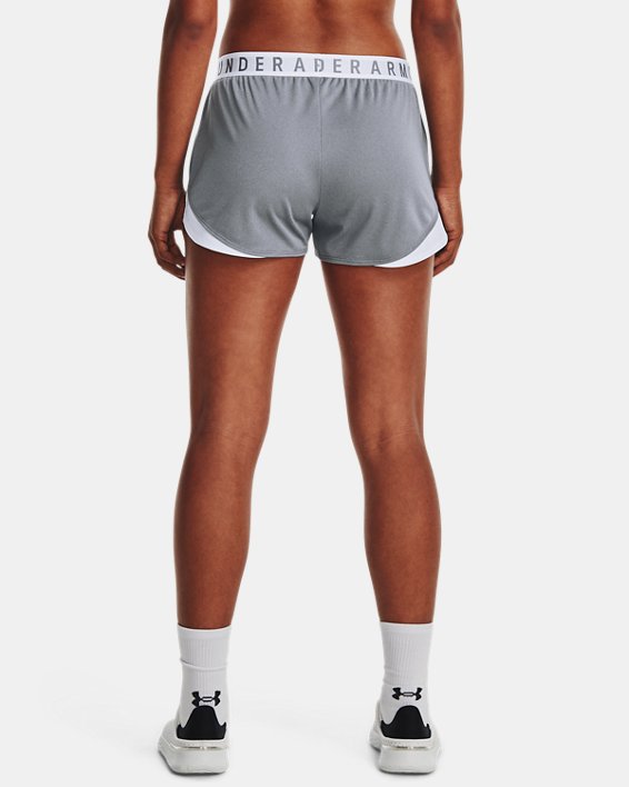 Women's UA Play Up 3.0 Shorts in Gray image number 1